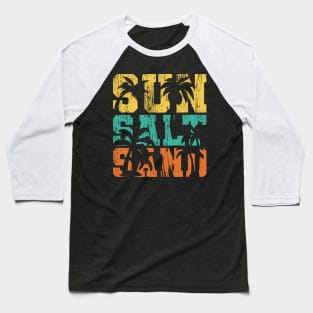 Sun Salt Sand Vintage v4 Baseball T-Shirt